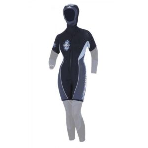 Облекло BEUCHAT Focea SPORT SHORTY 5мм LADY с боне и преден цип
