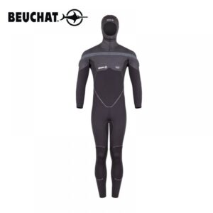 Облекло BEUCHAT Med C-Zip 8/7мм с хоризонтален преден цип и пришито боне